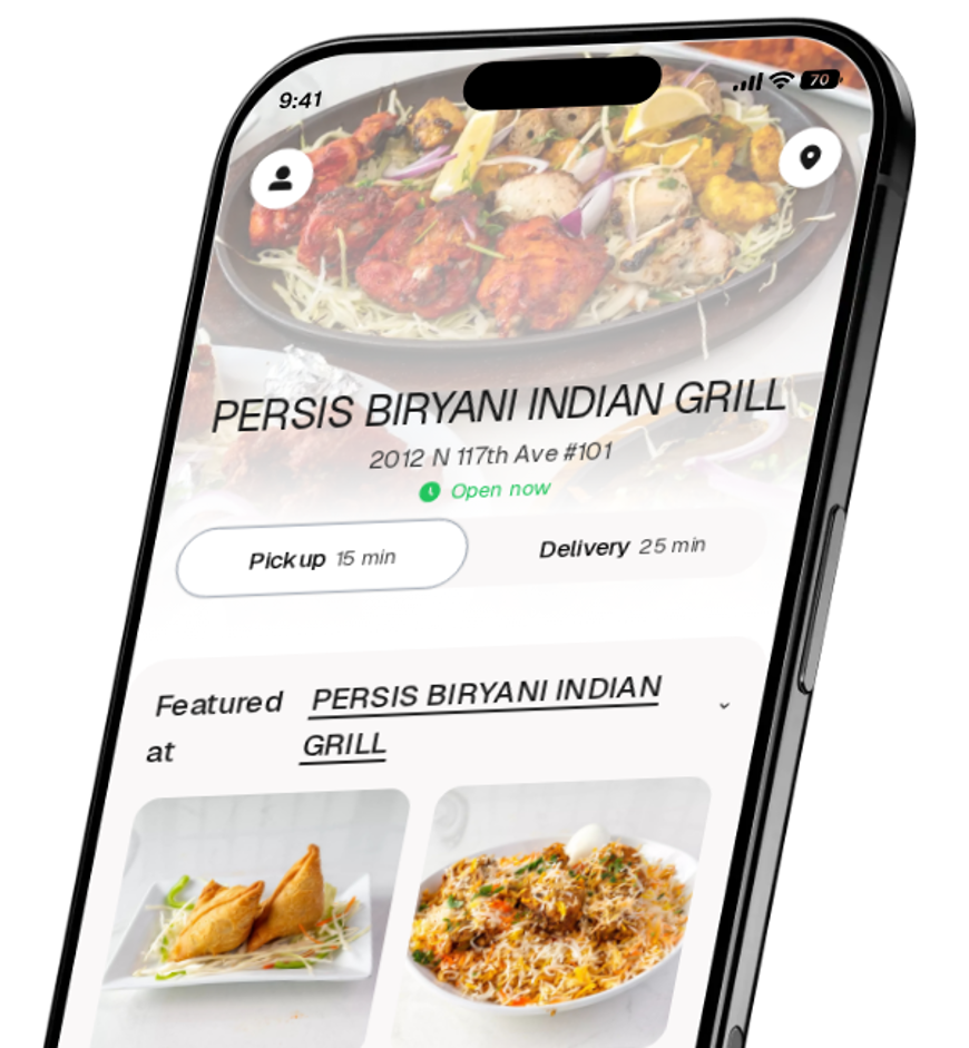 PERSIS BIRYANI INDIAN GRILL app preview